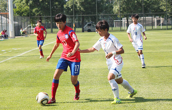u14女足锦标赛第2轮开打 中国队提前小组出线